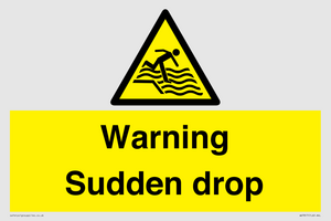 Warning Sudden drop